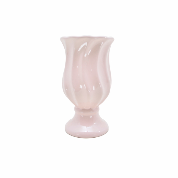 Vaso Rosa Claro Taça M